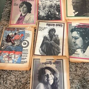 Vintage Rolling Stone Magazines Collection